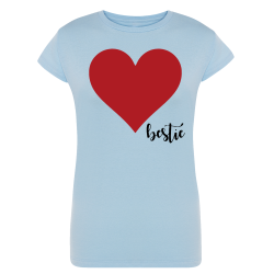 Coeur Bestie - T-shirt Adulte et enfant Cintré