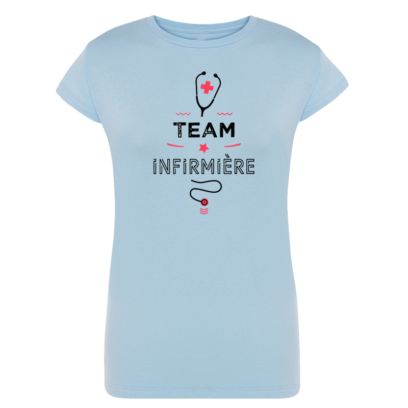 Team infirmière - T-shirt pour femme manche courtes