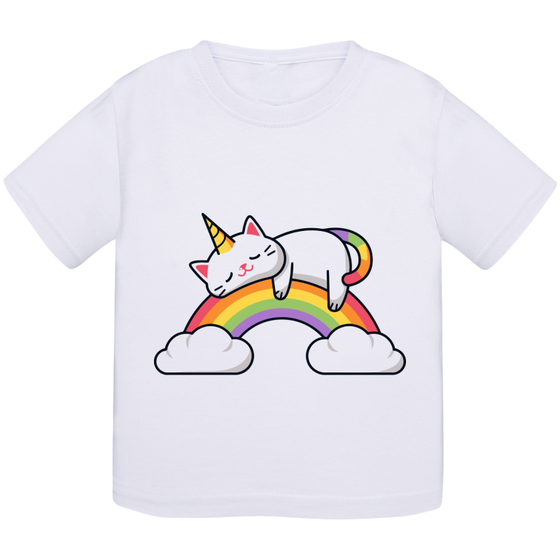 Chat Licorne Dodo - T-shirt bébé