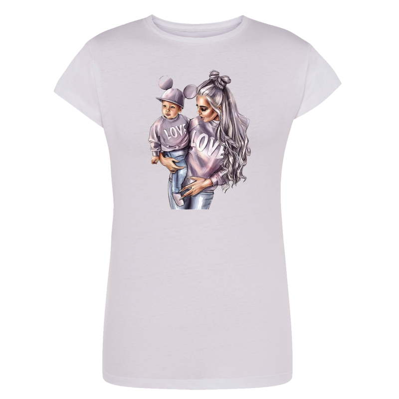 Love Mom : T-shirt Enfant & Adulte