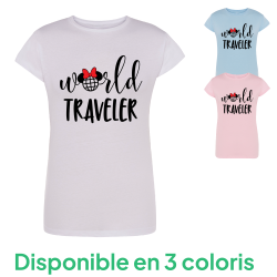 World Traveler Minnie : T-shirt Enfant & Adulte