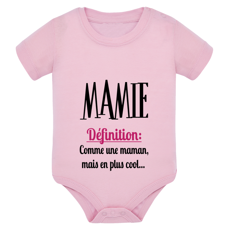 Définition Mamie - Body Bébé