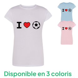 I ❤️ ⚽ I love Foot - T-shirt Enfant et adulte