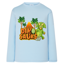 Dinosaure Tricératops modèle 1 - T-shirts Manches longues