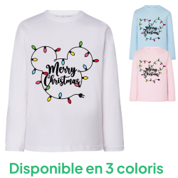 Tête Mickey Noël - T-shirts Manches longues