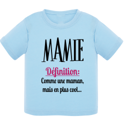 Définition de Mamie : T-shirt bébé