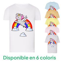 Licorne ArcEnCiel - T-shirt enfant