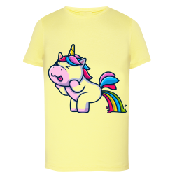 Licorne Caca Arc-en-Ciel - T-shirt Enfant ou Adulte