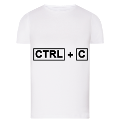 CTRL + C - T-shirt adulte et enfant