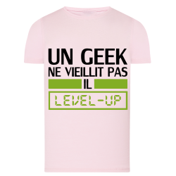 Un Geek ne vieillit pas - T-shirt adulte et enfant
