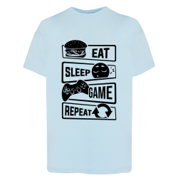 Eat Sleep Game - T-shirt adulte et enfant