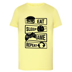 Eat Sleep Game - T-shirt adulte et enfant