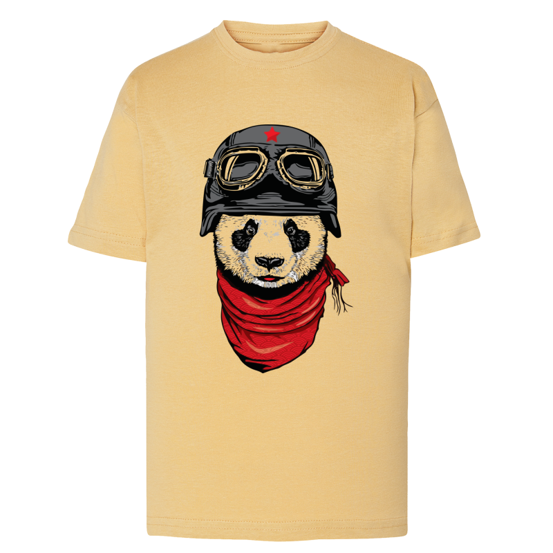 Panda Motard - T-shirt adulte et enfant
