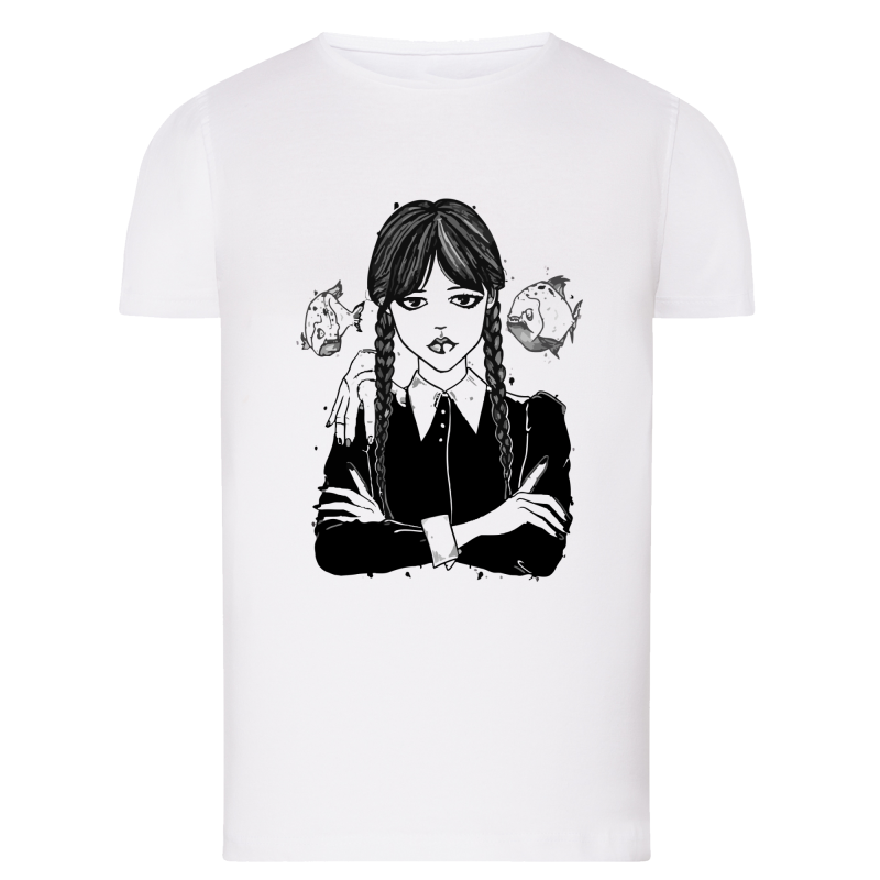 Addams Piranha - T-shirt adulte et enfant