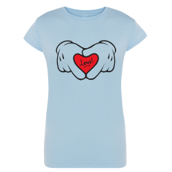 Love Rouge main Minnie - T-shirt Enfant ou Adulte