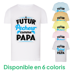 Futur pêcheur comme Papa - T-shirt enfant
