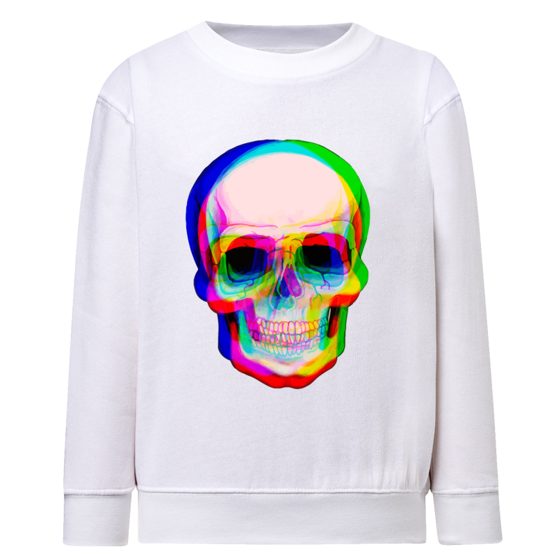 Skull 3D - Sweatshirt Enfant et Adulte