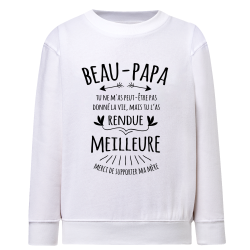 Beau-Papa supporte maman - Sweatshirt Enfant et Adulte