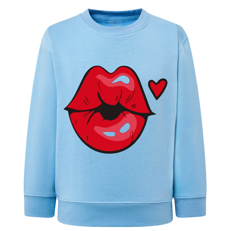 Big Kiss - Sweatshirt Enfant et Adulte