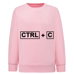CTRL + C - Sweatshirt Enfant et Adulte