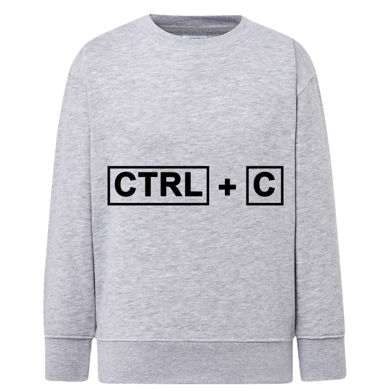 CTRL + C - Sweatshirt Enfant et Adulte