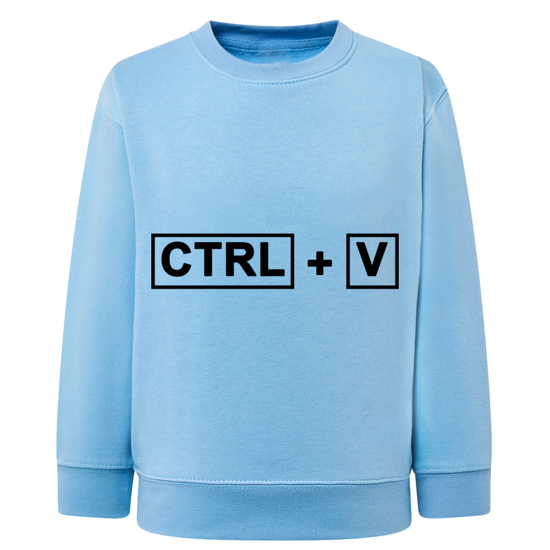 CTRL + V - Sweatshirt Enfant et Adulte