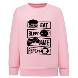 Eat Sleep Game - Sweatshirt Enfant et Adulte