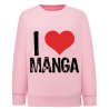I Love Manga - Sweatshirt Enfant et Adulte