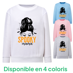 Mama Spooky 2 - Sweatshirt Enfant et Adulte
