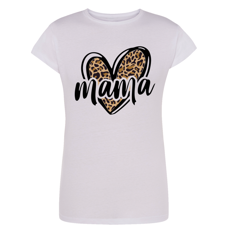Mama Léopard - T-shirt pour femme manche courtes