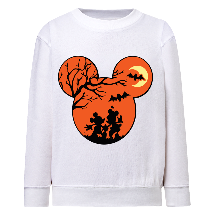 Tête mickey Halloween - Sweatshirt Enfant et Adulte