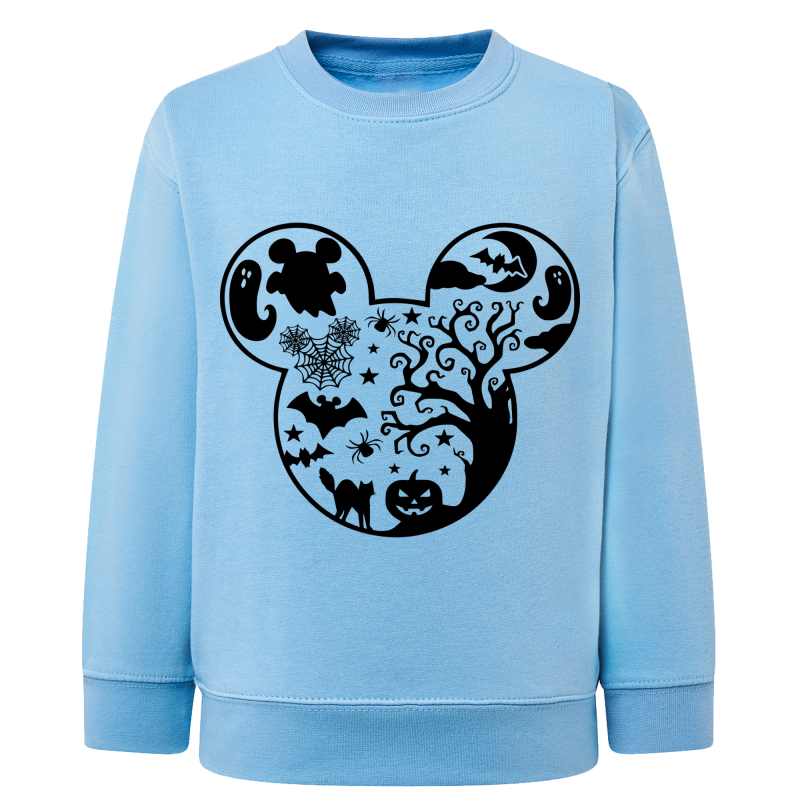 Tête mickey Halloween 2 - Sweatshirt Enfant et Adulte