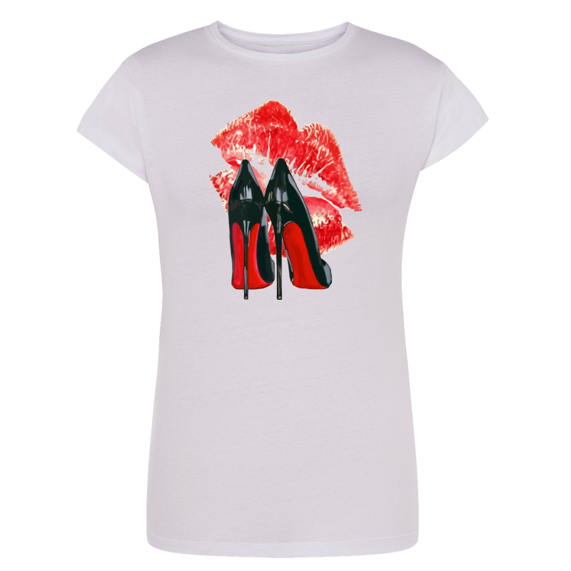 Chaussures bisous - T-shirt pour femme manche courtes