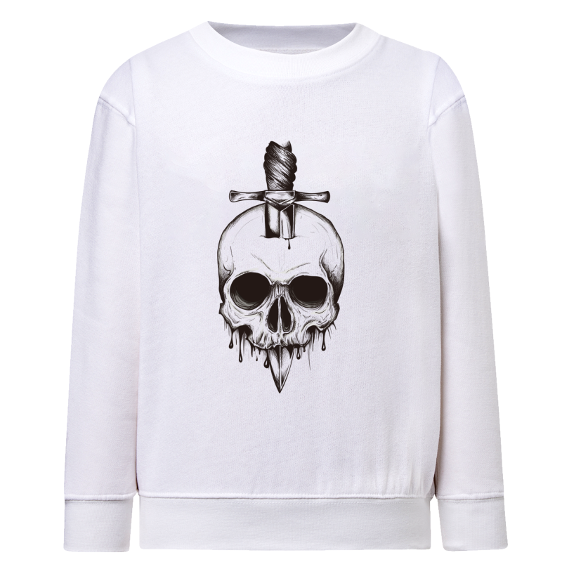 Skull 2 - Sweatshirt Enfant et Adulte