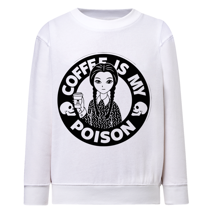 Le café c'est mon poison - Sweatshirt Enfant et Adulte