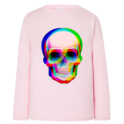 Skull 3D - T-shirts Manches longues