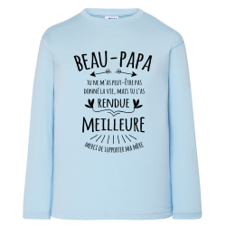 Beau-Papa supporte maman - T-shirts Manches longues