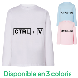CTRL + V - T-shirts Manches longues