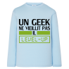 Un Geek ne vieilli pas - T-shirts Manches longues