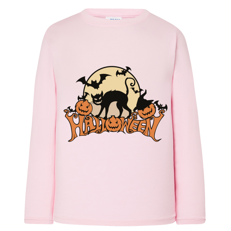 Halloween Chat - T-shirts Manches longues