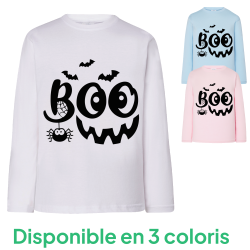 Boo Halloween - T-shirts Manches longues