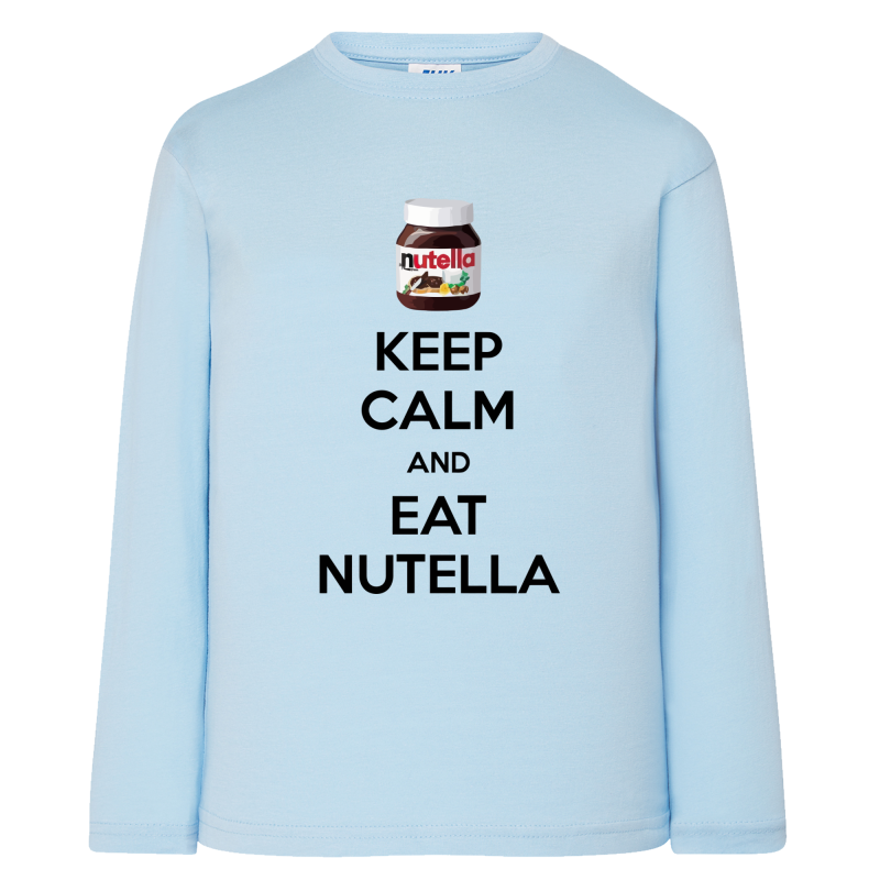 Keep Calm and Eat Nutella - T-shirts Manches longues