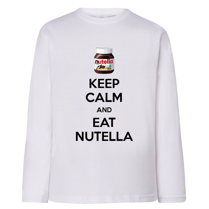 Keep Calm and Eat Nutella - T-shirts Manches longues