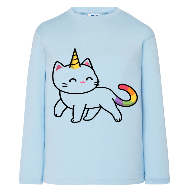 Chat Licorne 2 - T-shirts Manches longues