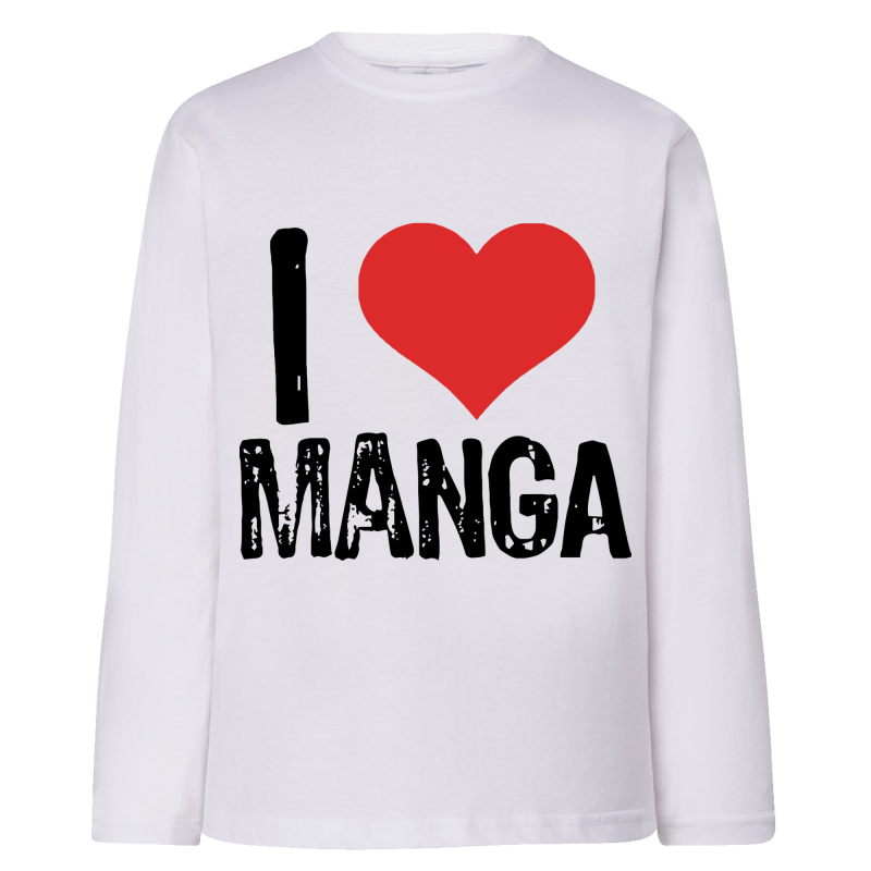 I love Manga - T-shirts Manches longues