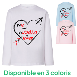 Me and nutella 4ever - T-shirts Manches longues