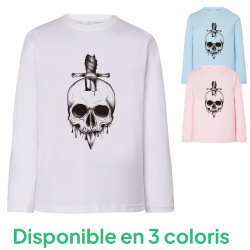 Skull 2 - T-shirts Manches longues