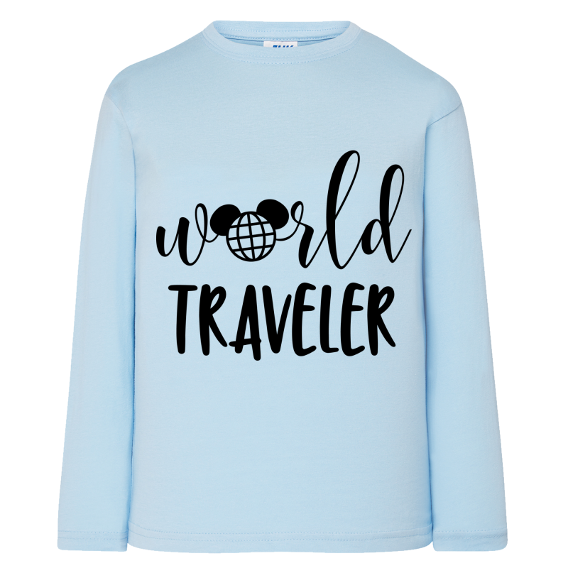 World Traveler Mickey - T-shirts Manches longues