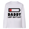 Dad Low Battery - T-shirts Manches longues