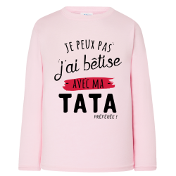 J'ai bêtise avec Tata - T-shirts Manches longues